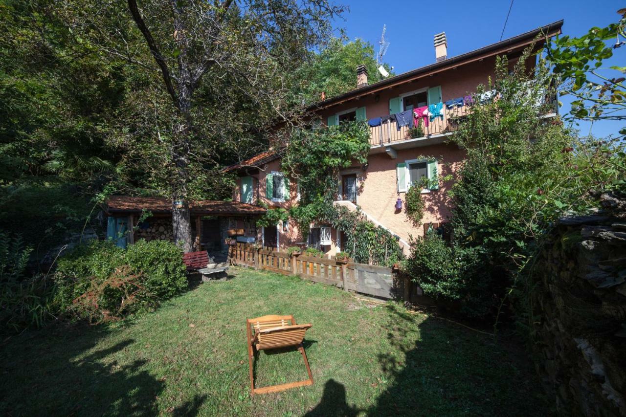 Apartamento la vecchia casa rosa Cannero Riviera Exterior foto