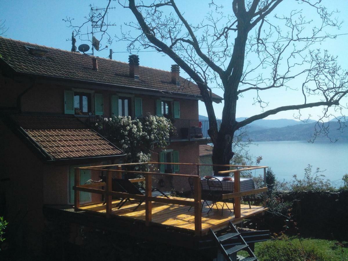 Apartamento la vecchia casa rosa Cannero Riviera Exterior foto